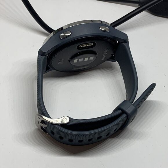 Garmin 62A020364 Unisex Gray Rubber Strap Digital Black Dial Smartwatch WAT38